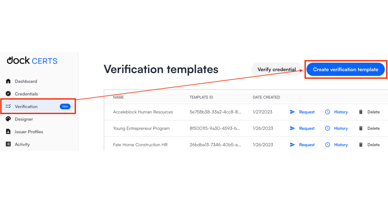 Credential Verification Guide Using Dock Certs and Dock Wallet